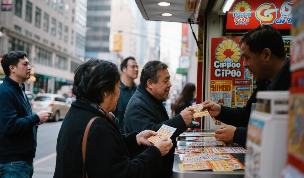 即开型彩票销售场景