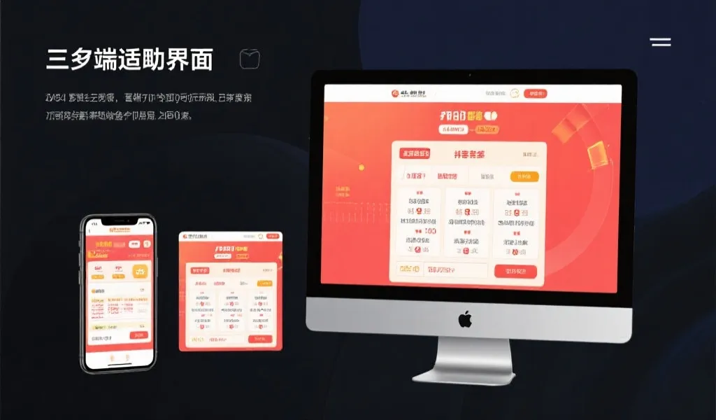 多端适配的开奖结果界面示意